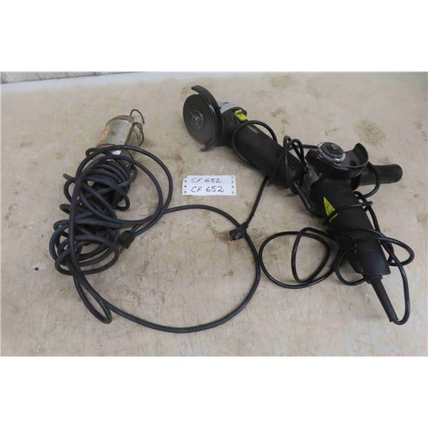 (2) Powerit Grinders + Trouble Light