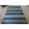 Image 5 : Area Rug  Blues & Off White 63" x 91"