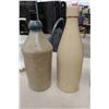Image 2 : Stoneware Bottle Jug, Canister with Lids +