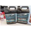 Image 2 : (2) 3.78L Aqua Shield Waterproofing Sealer, Wood Restorer, Woodsman Brightener & 2 L Water Danish Oi