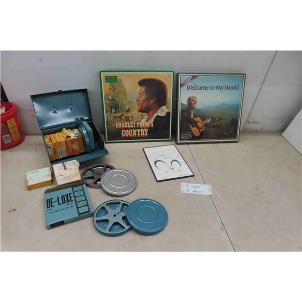 Eddy Arnold, Charlie Pride Readers Digest Collectors Edition Albums, Doris Cyrette Signed Print  