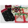 Image 4 : Christmas Ornaments, Stockings, Hanging Santa, Metal Father Christmas