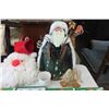 Image 6 : Christmas Ornaments, Stockings, Hanging Santa, Metal Father Christmas
