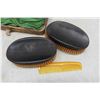 Image 3 : Wooden Jewlery Boxes with Brass Accents, Vintage Brush Set + Fur Style Hat