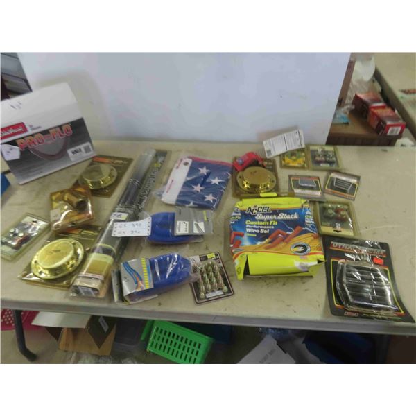 Edelrock Air Cleaner, Wire Set,  USA Flag, Pads & More 