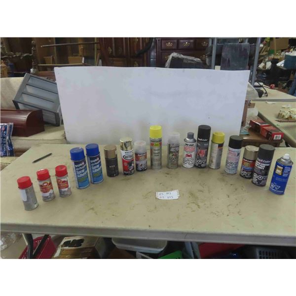 Enamel Spray Paint, All Purpose Adhesive, Auto Detailing 