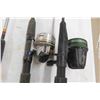 Image 2 : 4 Fishing Rods , 4 Reels, Fishing Net, Red Rod Broken