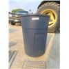 Image 2 : Poly Garbage Bin with Sprinkler, Shephard Hook, 