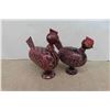 Image 2 : Ukrainian Hand Carved / Painted Wooden Chicken & Eggs