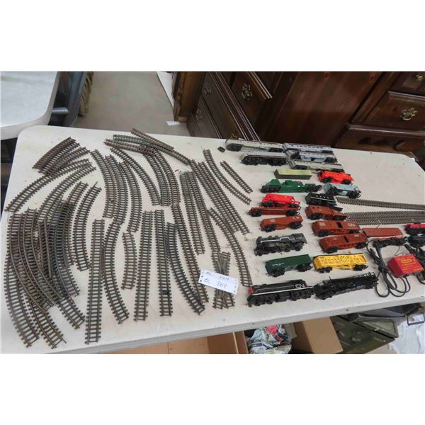 HO Train Sets, 3 Engines, 3 Speed Controls, Cars And Tracks 