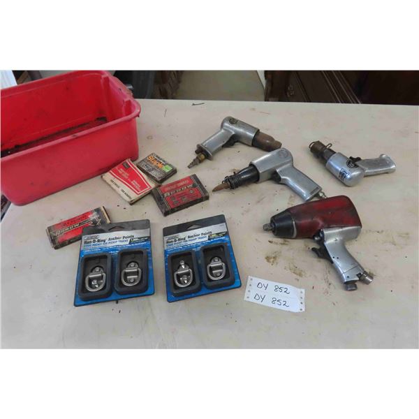Air Tools: 1/2" Impact Wrench, Air Hammers, Staples