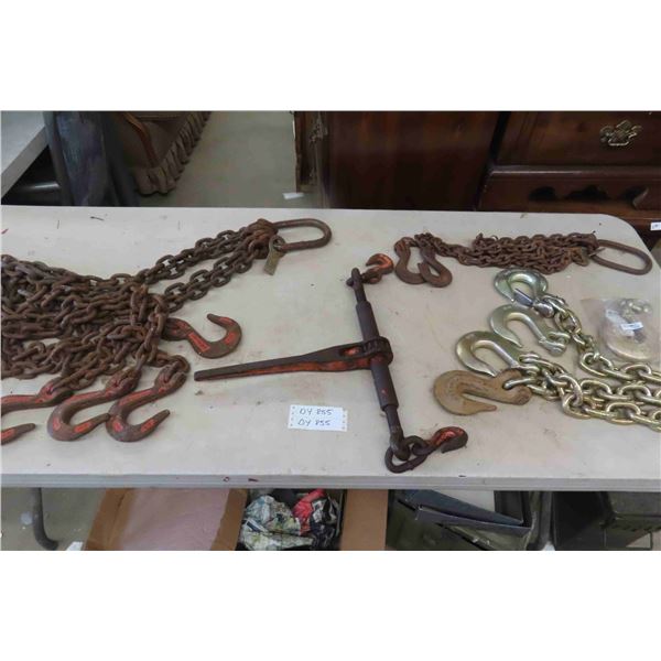 HD Hooks, Chain + Load Binder