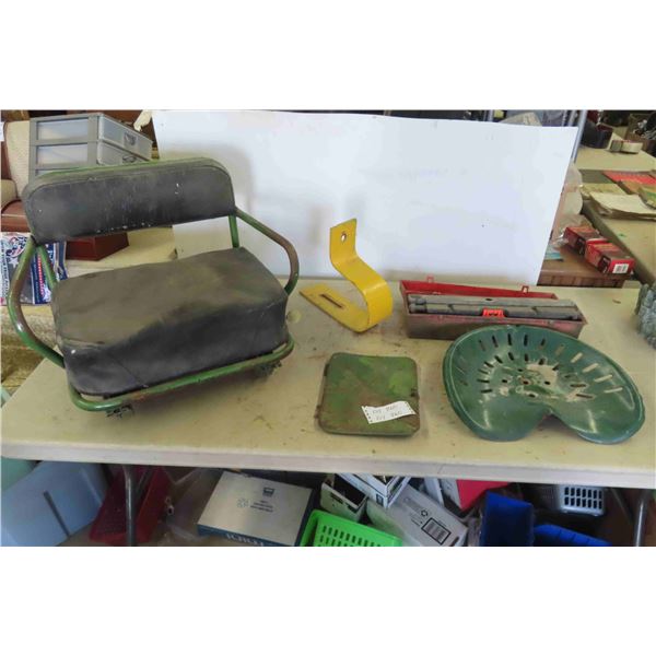 John Deere Seat, Metal Tractor Seats, Safety Triangle, Steel Bracket