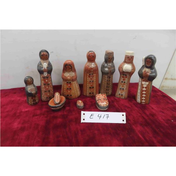 Mexican Pottery Ornaments