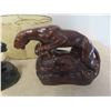 Image 2 : 2 Vintage Panther Lamps 