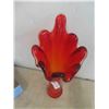 Image 2 : Red Sun Vase 15'' Tall 