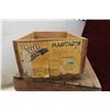 Image 8 : Wood Egg Crate, 3 Wood Crates: Dominion Canners 9x15x11