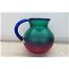 Image 2 : Colourful Pitcher with 4 Matching Glasses & Rooster Cookie Jar