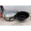 Image 8 : Crock Pots & Electric Coffee Perculator - Handle on Large Crock Pot Broken 