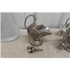 Image 8 : Napkin Rings, Pewter 10 Piece Nativety Set