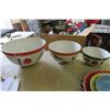 Image 2 : Corningware Casserole Dishes, 2 Lids, 3 Piece Nesting Bowls, Plates