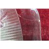 Image 8 : 19 Pieces Iris and Herringbone Glassware: Pitchers, Vases, Glasses, 1 Pitcher has Crack on Top