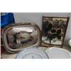 Image 2 : Silver Plated Tray, Mirrored Tray, New Casserole Dish with Stand + Servingware