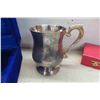 Image 8 : Silver Plated Goblets + Mug with Case Serving, Cutlery 