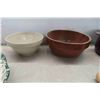 Image 2 : Morter and Pestle, Stoneware Mixing Bowls +