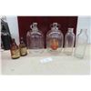 Image 1 : 2 Glass Jugs- 1 with Label, Western Spirit Vinegar, 2 Beer Bottles FGB Ltd., 
