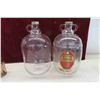 Image 2 : 2 Glass Jugs- 1 with Label, Western Spirit Vinegar, 2 Beer Bottles FGB Ltd., 
