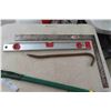 Image 2 : Hand Tools: Level, Square, Saw , Clippers, Planer, Sledge Hammer