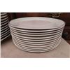 Image 2 : 12 Royal Norfolk China Plates, 12 Soup Bowls, Flatware & Steak Knives