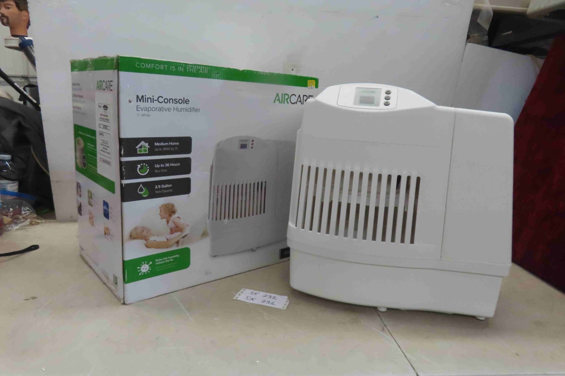Air Care Mini Console Evaporative Humidifier