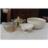 Image 8 : China: Cups, Saucers, Staffordshire, Tea Pots, Creamers, Sugar Bowls, Coffee Grinder 