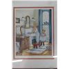 Image 2 : (2) Signed Prints and Beeteater Framed Mirror
