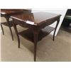 Image 2 : 2 End Tables with Drawer 17'' x 22'' x 27'' 