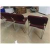 Image 8 : 4 Waiting Room Chairs (Stackable) 
