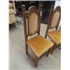 Image 2 : 6 Matching Dining Room Chairs (2) are Captain 