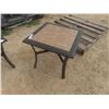 Image 8 : 2 Patio Chairs, 2 Stands, 1 Stone in 2 Pieces