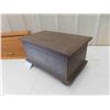 Image 2 : Oak Roll Top Bread Box, Carved Hinged Box 