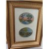 Image 2 : 9 Framed Petit Point Pictures , Biggest 13 1/2'' x 13 1/2'' 