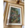 Image 8 : 9 Framed Petit Point Pictures , Biggest 13 1/2'' x 13 1/2'' 