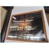 Image 8 : 4 Framed Pictures, Biggest 26'' x 27'' 