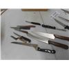Image 2 : Variety of Kitchen Knives with Block 