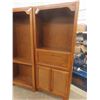 Image 2 : 3pce Entertainment Unit 75'' x 32'' x 16'' . Shelves in Last 