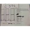 Image 2 : OUDUCK 3 Packs 1.8' x 5.7' Grid Wall Panels Standing Wire Grid, 