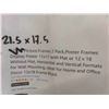 Image 3 : Picture Frames 2 Pack,Poster Frames Display Poster 11x17 with Mat