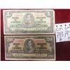 Image 1 : 1954 Canada $20  + $1 Bills. 