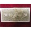 Image 3 : 1954 Canada $20  + $1 Bills. 
